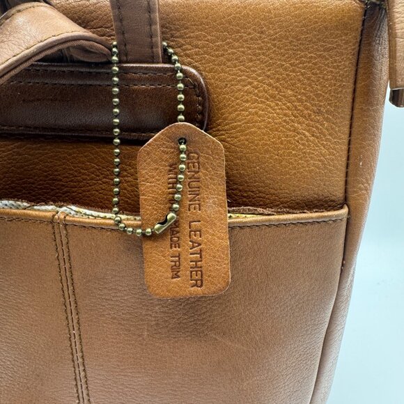 Hillard & Hanson Brown Genuine Leather Backpack Purse With Adjustable Straps - Picture 3 of 10